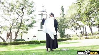 Dirty Nun Fucks The Gardener