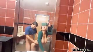 Creampie my Step Sister in whole Foods Public Bathroom IG