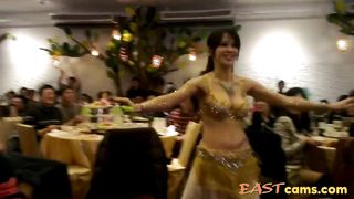 sexy asian Belly Dancer shake her slut boobs