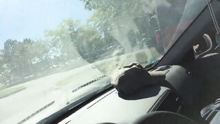 Manthroat Sucks pupbalto in car in public