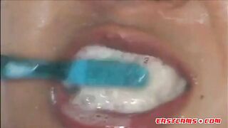 asian with dried cum on face cumbrush