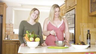 Chubby Lesbians Cooking