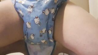 Messing my diaper in a Onsie