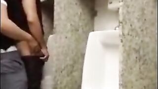 breeding a slut in a Public Bathroom