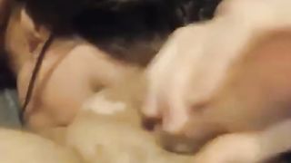 Girlfriend Swallows White Thick Jizz