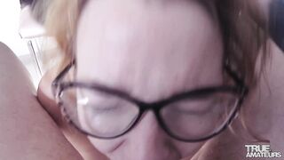 Deepbunnyhole nerdy redhead blowjob and fuck