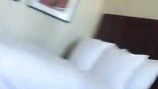 Taking Cock at the hotel.