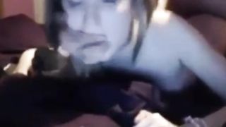 Hot emo girl gets fucked from behind